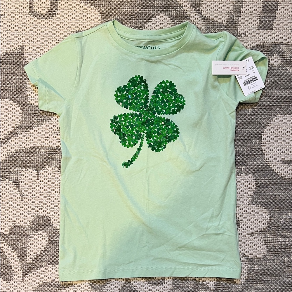 J. Crew Factory Mint Green Clover Tee